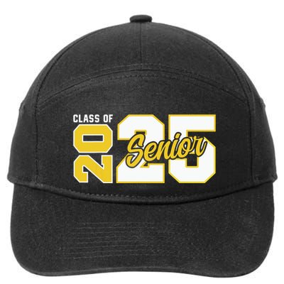 Class Of 2025 Senior 2025 Graduation 2025 Back To School 7-Panel Snapback Hat