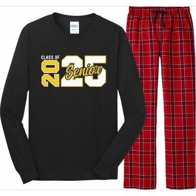 Class Of 2025 Senior 2025 Graduation 2025 Back To School Long Sleeve Pajama Set