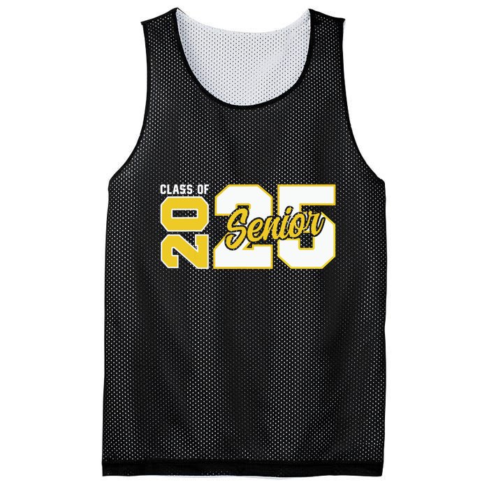 Class Of 2025 Senior 2025 Graduation 2025 Back To School Mesh Reversible Basketball Jersey Tank