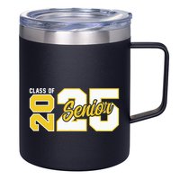 Class Of 2025 Senior 2025 Graduation 2025 Back To School 12oz Stainless Steel Coffee Mug