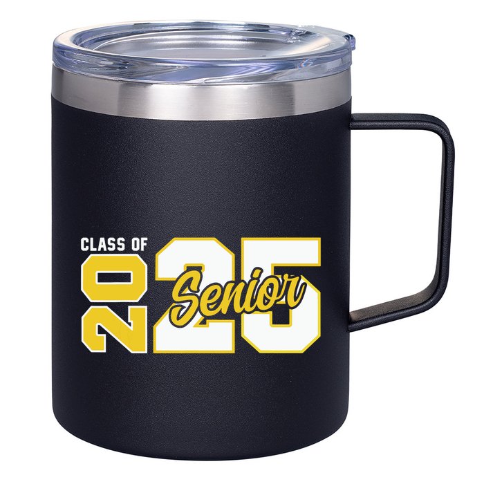 Class Of 2025 Senior 2025 Graduation 2025 Back To School 12oz Stainless Steel Coffee Mug