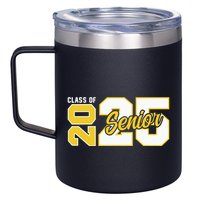 Class Of 2025 Senior 2025 Graduation 2025 Back To School 12oz Stainless Steel Coffee Mug
