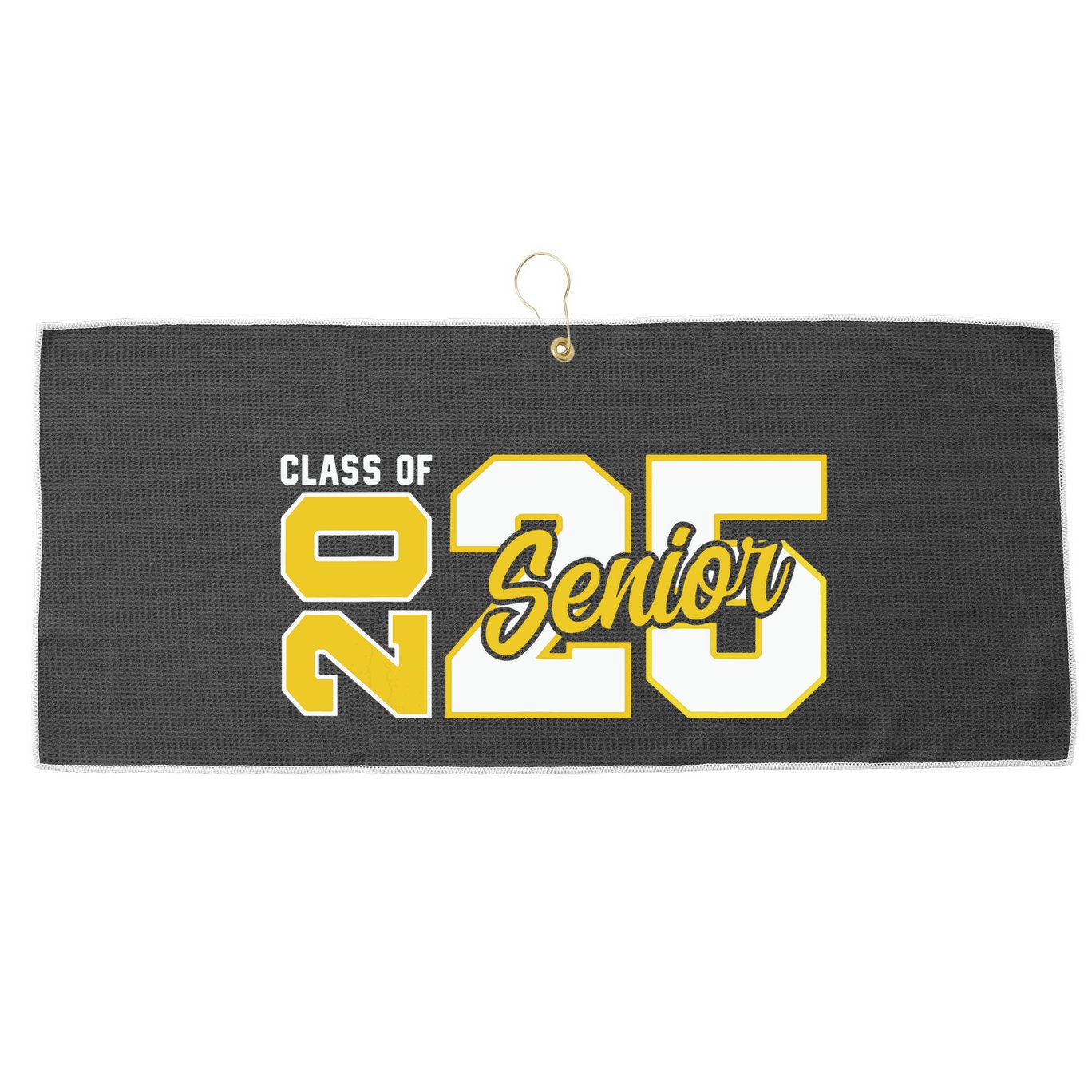 Class Of 2025 Senior 2025 Graduation 2025 Back To School Large Microfiber Waffle Golf Towel