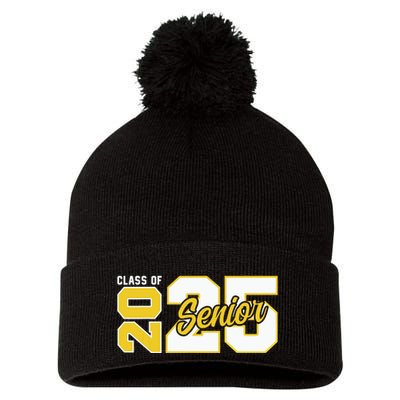 Class Of 2025 Senior 2025 Graduation 2025 Back To School Pom Pom 12in Knit Beanie