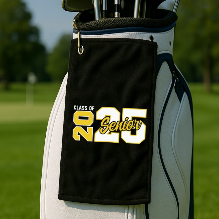 Class Of 2025 Senior 2025 Graduation 2025 Back To School Golf Towel