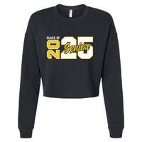 Class Of 2025 Senior 2025 Graduation 2025 Back To School Cropped Pullover Crew