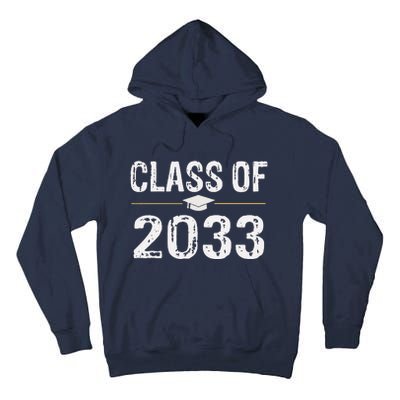 Class Of 2033 Grow With Me School Graduation Tall Hoodie