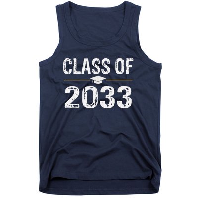 Class Of 2033 Grow With Me School Graduation Tank Top