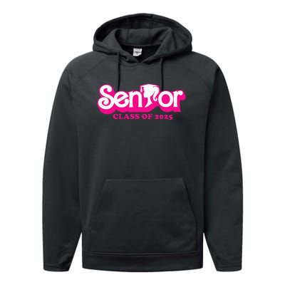 Class Of 2025 Senior Design Funny Seniors 2025 Performance Fleece Hoodie