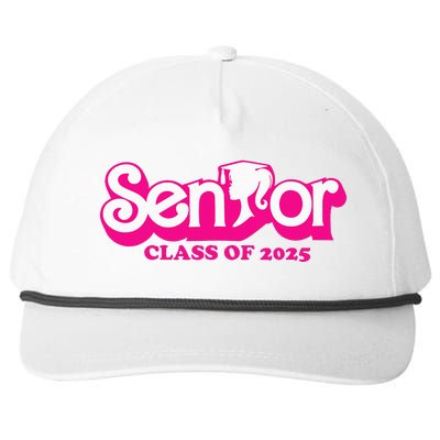 Class Of 2025 Senior Design Funny Seniors 2025 Snapback Five-Panel Rope Hat