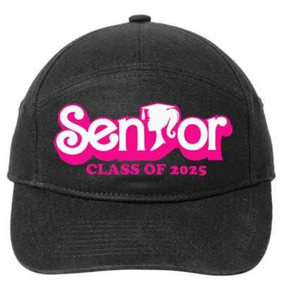 Class Of 2025 Senior Design Funny Seniors 2025 7-Panel Snapback Hat