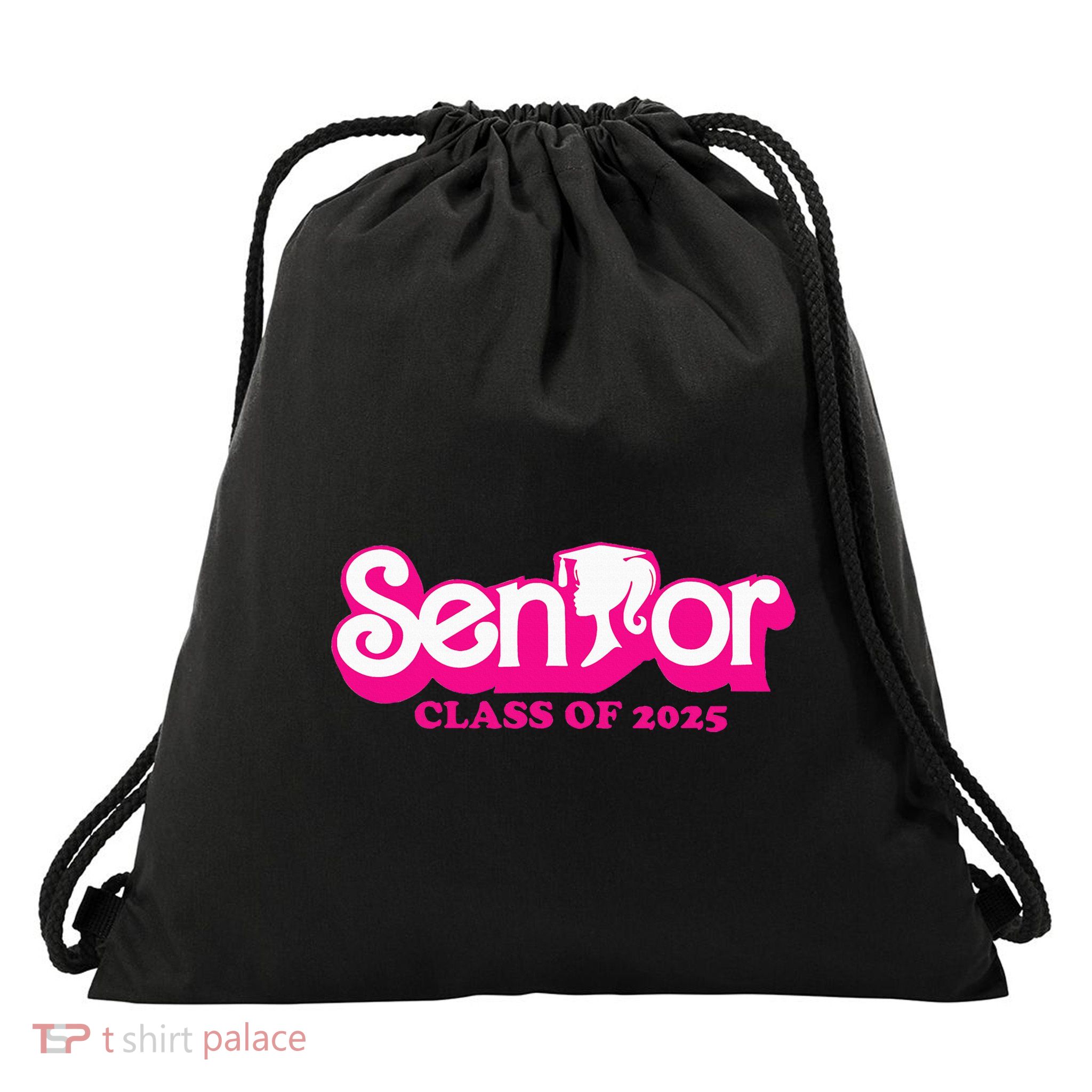 Class Of 2025 Senior Design Funny Seniors 2025 Drawstring Bag