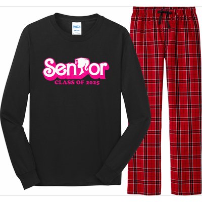 Class Of 2025 Senior Design Funny Seniors 2025 Long Sleeve Pajama Set