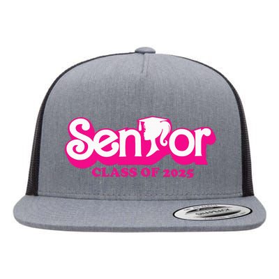 Class Of 2025 Senior Design Funny Seniors 2025 Flat Bill Trucker Hat