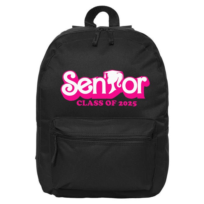 Class Of 2025 Senior Design Funny Seniors 2025 16 in Basic Backpack