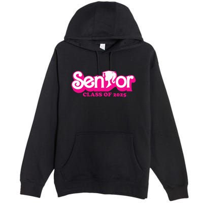 Class Of 2025 Senior Design Funny Seniors 2025 Premium Pullover Hoodie