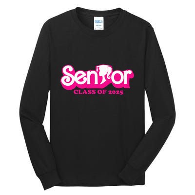 Class Of 2025 Senior Design Funny Seniors 2025 Tall Long Sleeve T-Shirt
