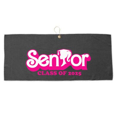 Class Of 2025 Senior Design Funny Seniors 2025 Large Microfiber Waffle Golf Towel