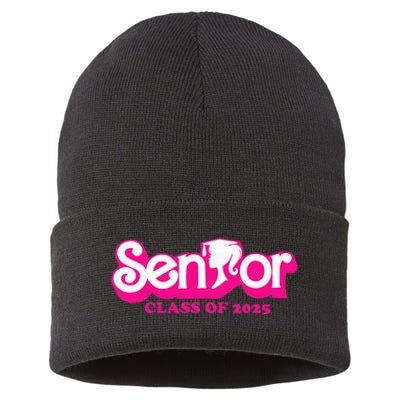 Class Of 2025 Senior Design Funny Seniors 2025 Sustainable Knit Beanie