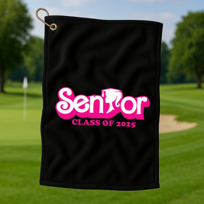 Class Of 2025 Senior Design Funny Seniors 2025 Golf Towel