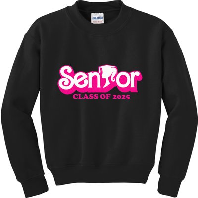 Class Of 2025 Senior Design Funny Seniors 2025 Kids Sweatshirt