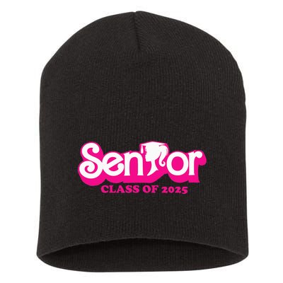 Class Of 2025 Senior Design Funny Seniors 2025 Short Acrylic Beanie
