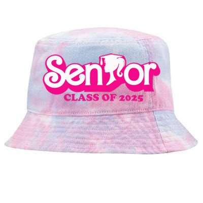 Class Of 2025 Senior Design Funny Seniors 2025 Tie-Dyed Bucket Hat