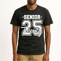 Class Of 2025 Senior 2025 Graduation Or First Day Of School Tall T-Shirt