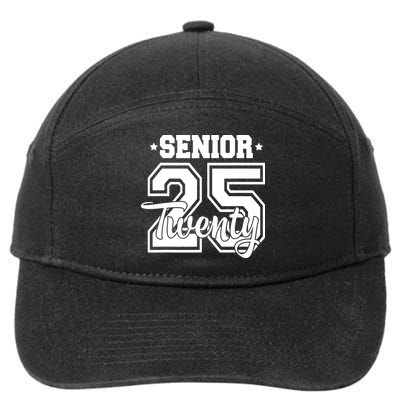 Class Of 2025 Senior 2025 Graduation Or First Day Of School 7-Panel Snapback Hat