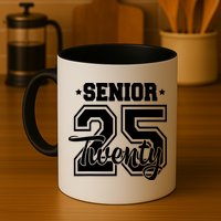 Class Of 2025 Senior 2025 Graduation Or First Day Of School Mug