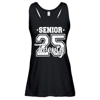 Class Of 2025 Senior 2025 Graduation Or First Day Of School Ladies Essential Flowy Tank
