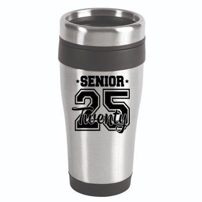 Class Of 2025 Senior 2025 Graduation Or First Day Of School 16oz Travel Tumbler