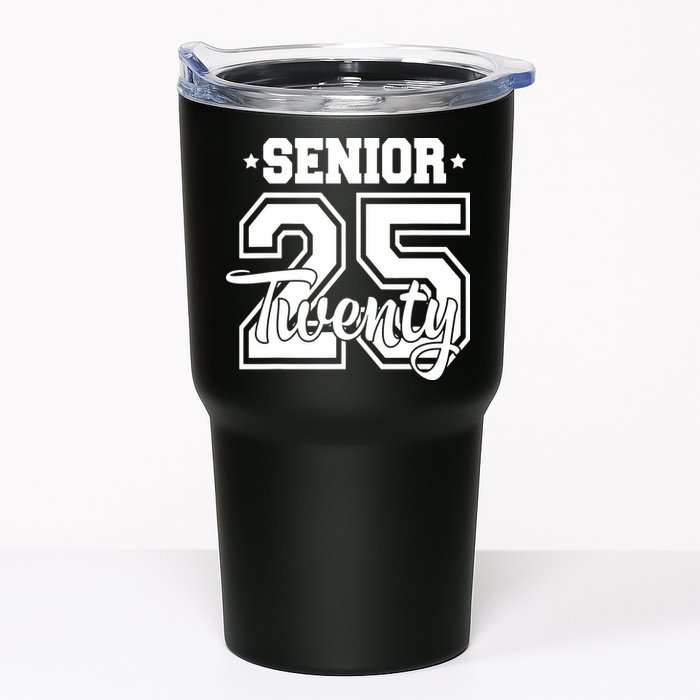 Class Of 2025 Senior 2025 Graduation Or First Day Of School Tumbler