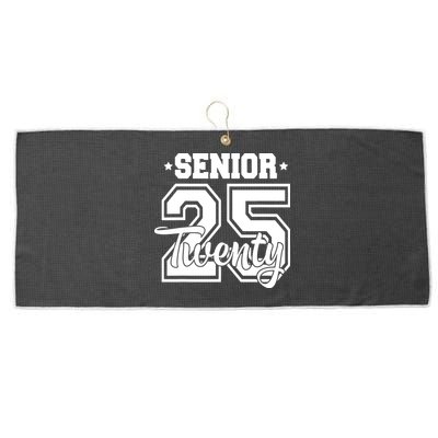 Class Of 2025 Senior 2025 Graduation Or First Day Of School Large Microfiber Waffle Golf Towel