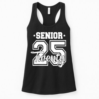 Class Of 2025 Senior 2025 Graduation Or First Day Of School Womens Tank Top
