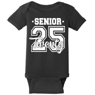 Class Of 2025 Senior 2025 Graduation Or First Day Of School Baby Bodysuit
