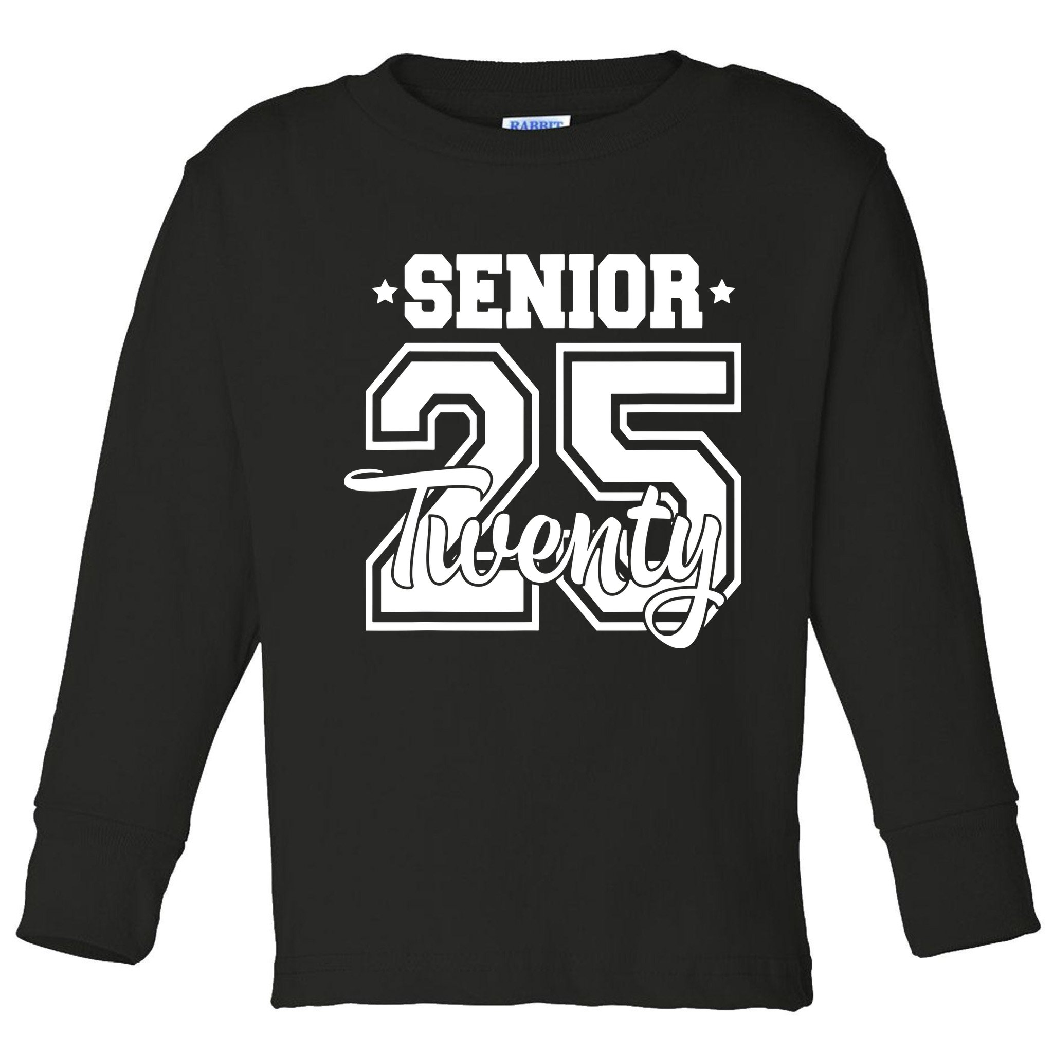 Class Of 2025 Senior 2025 Graduation Or First Day Of School Toddler Long Sleeve Shirt