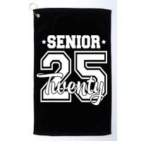 Class Of 2025 Senior 2025 Graduation Or First Day Of School Golf Towel