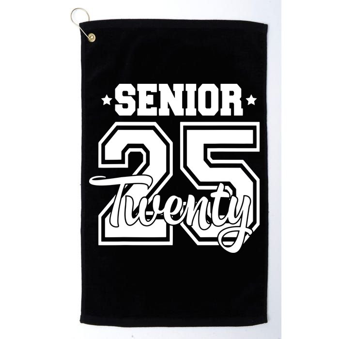 Class Of 2025 Senior 2025 Graduation Or First Day Of School Golf Towel