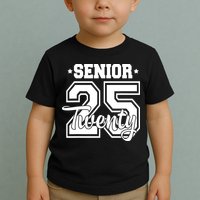 Class Of 2025 Senior 2025 Graduation Or First Day Of School Toddler T-Shirt