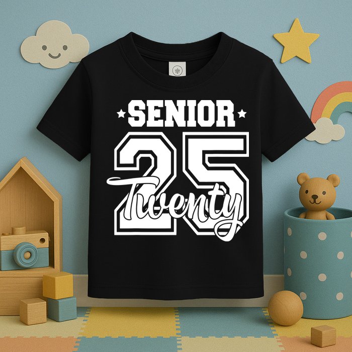 Class Of 2025 Senior 2025 Graduation Or First Day Of School Toddler T-Shirt