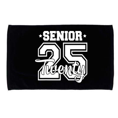 Class Of 2025 Senior 2025 Graduation Or First Day Of School Microfiber Hand Towel