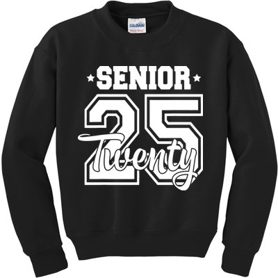Class Of 2025 Senior 2025 Graduation Or First Day Of School Kids Sweatshirt
