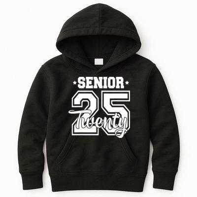 Class Of 2025 Senior 2025 Graduation Or First Day Of School Kids Hoodie