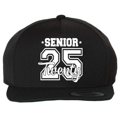 Class Of 2025 Senior 2025 Graduation Or First Day Of School Wool Snapback Cap