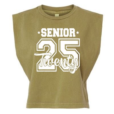 Class Of 2025 Senior 2025 Graduation Or First Day Of School Garment-Dyed Women's Muscle Tee