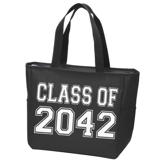 Class Of 2042 Zip Tote Bag