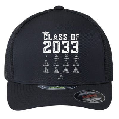 Class Of 2033 Grow With Me With Space For Checkmarks Flexfit Unipanel Trucker Cap