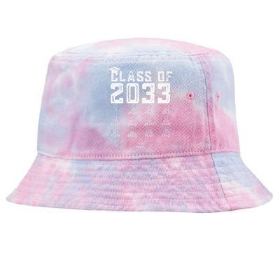 Class Of 2033 Grow With Me With Space For Checkmarks Tie-Dyed Bucket Hat