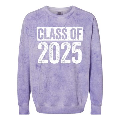 Class Of 2025 Senior 2025 Graduation Colorblast Crewneck Sweatshirt